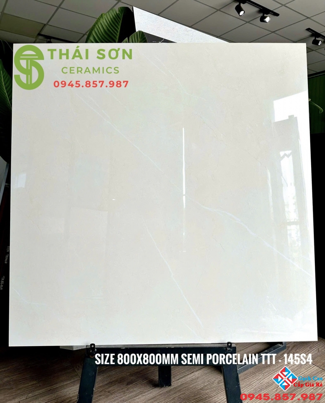 Gạch 80x80 cmc lát nền kem vàng bóng kiếng giá rẻ