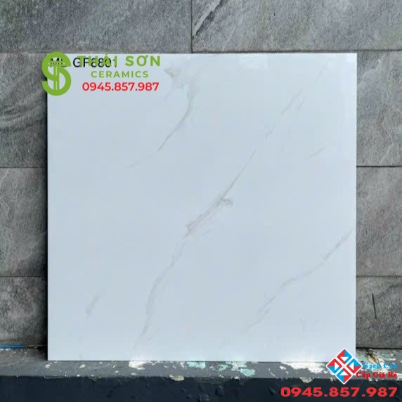 Gạch lát nền 80x80 trắng mây mờ viglacera cao cấp