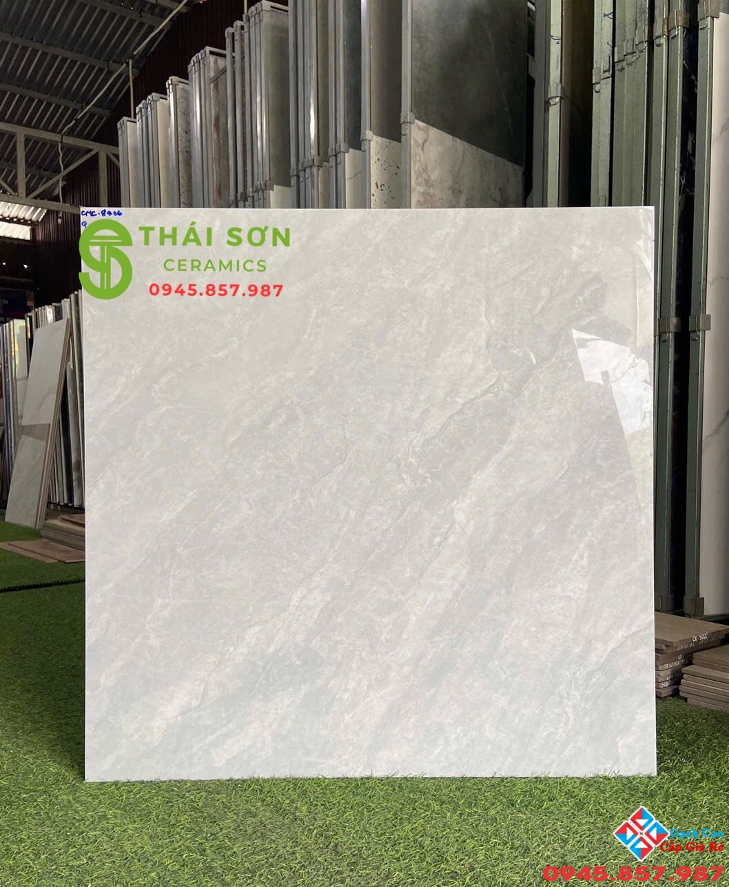 Gạch 80x80 bóng kiếng cmc lát nền văn phòng đẹp