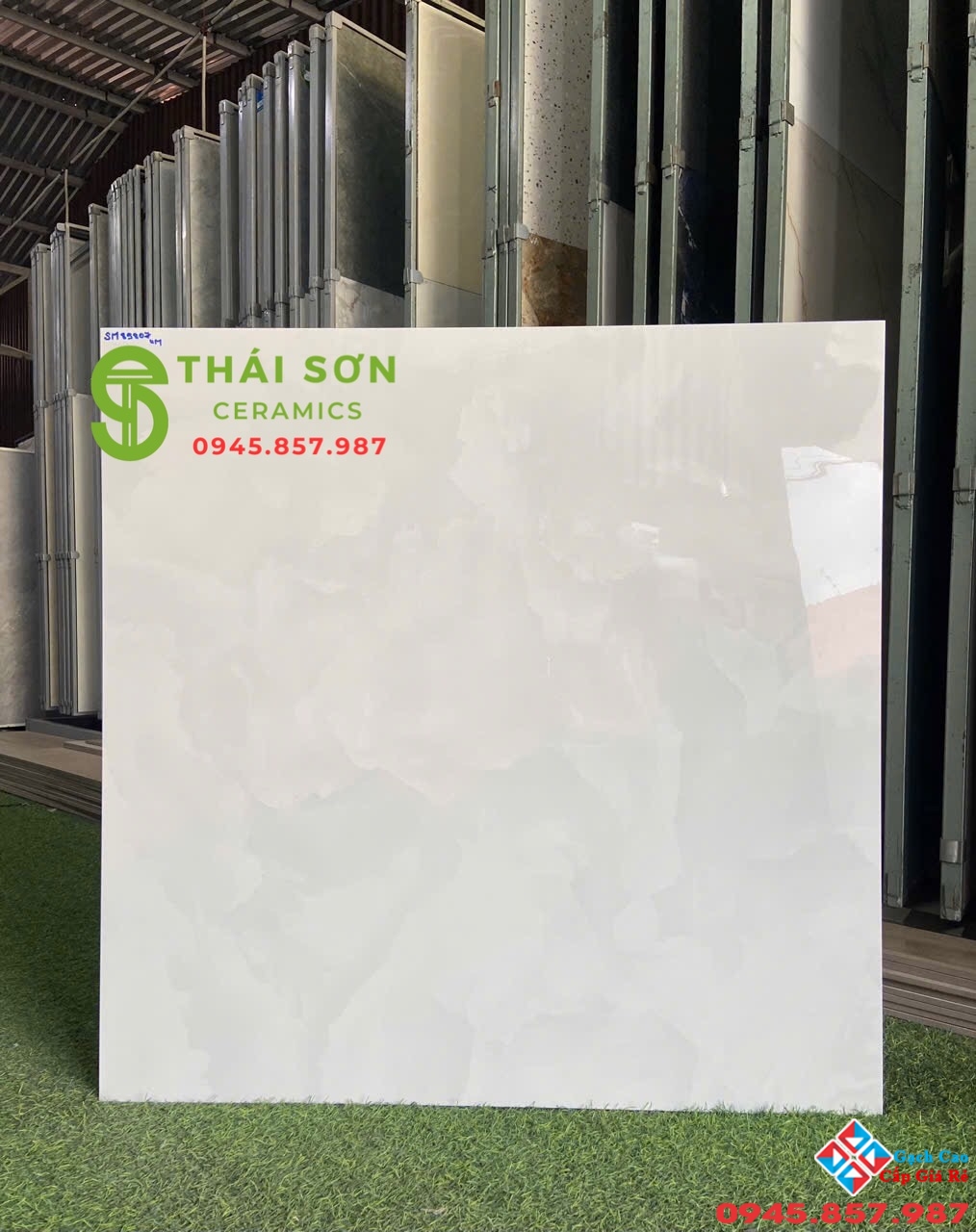 Gạch lát nền 80x80 takao bóng kiếng màu xám xanh cao cấp