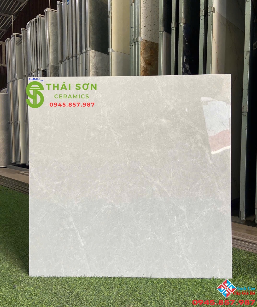 Gạch lát nền 80x80 takao bóng kiếng màu xám đá đồng chất