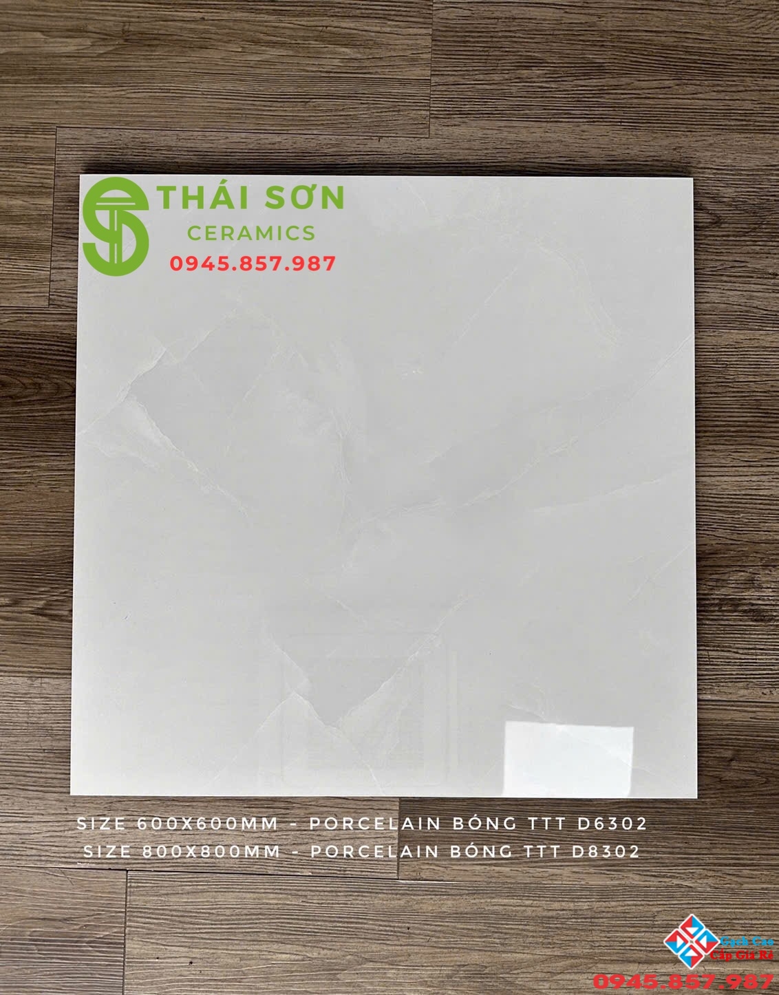 Gạch Takao bóng kính 80x80 màu xám vân đá