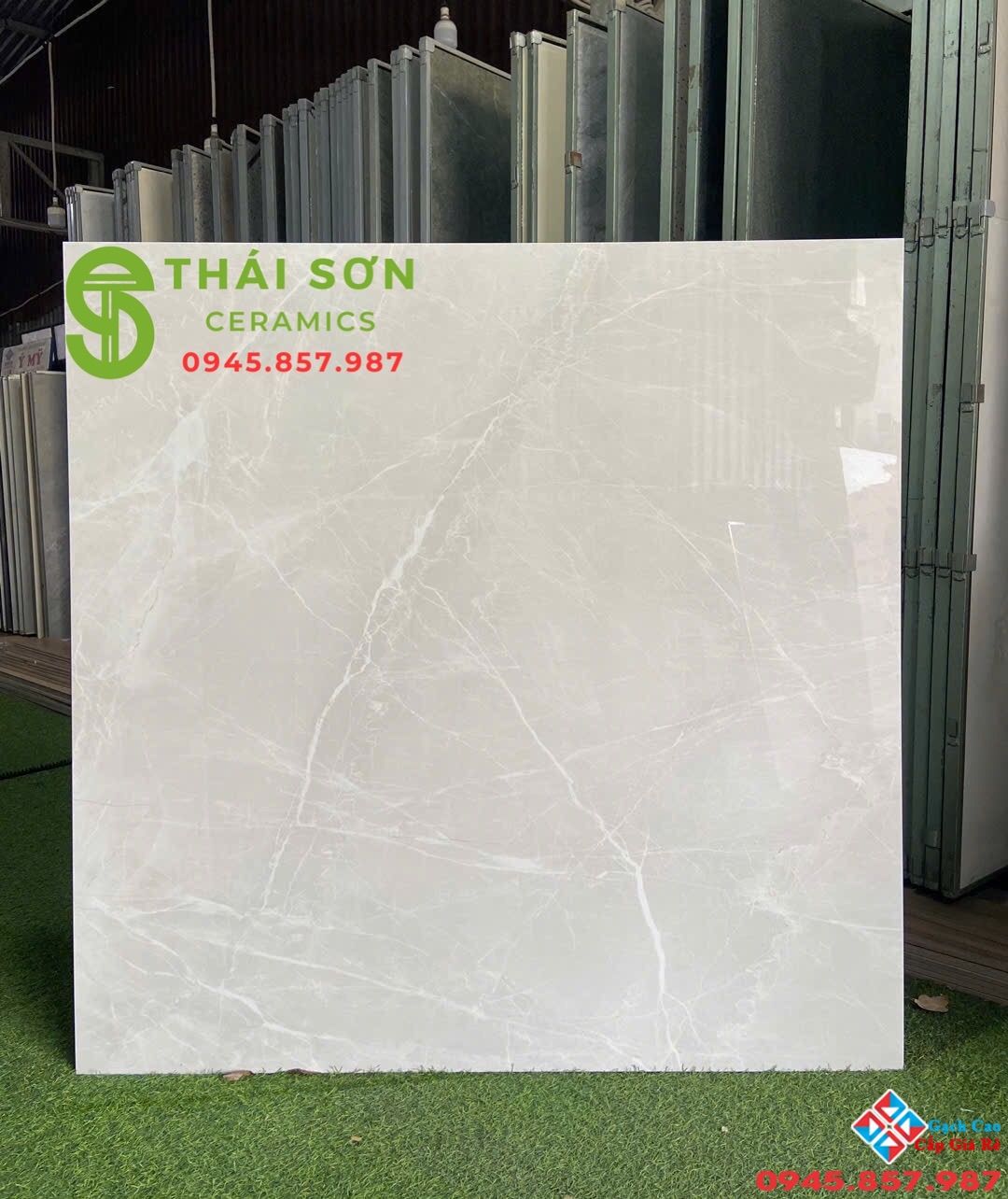 Gạch 120x120 ấn độ lát nền bóng kiếng màu xám vân