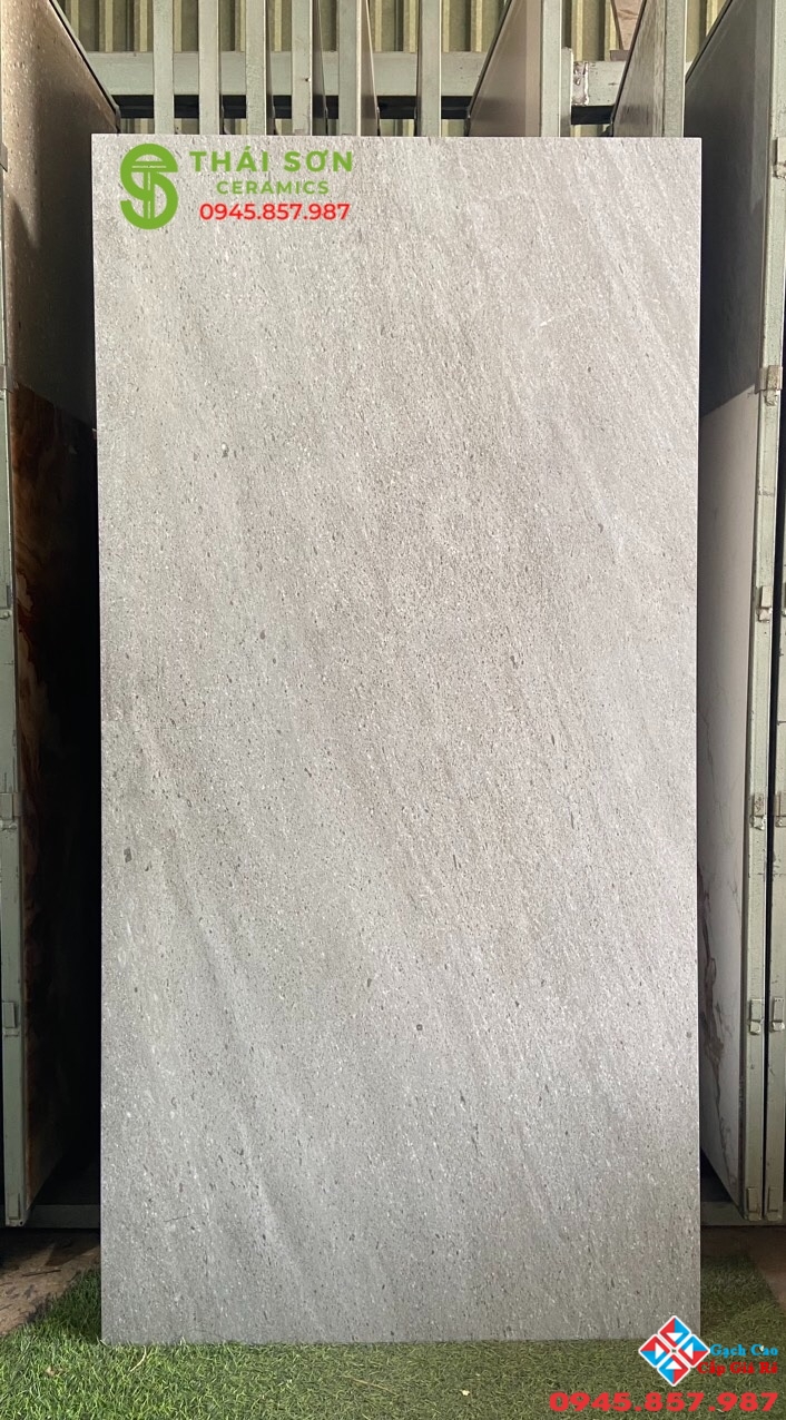 Gạch lát nền vân đá xám 80x160 matt mờ