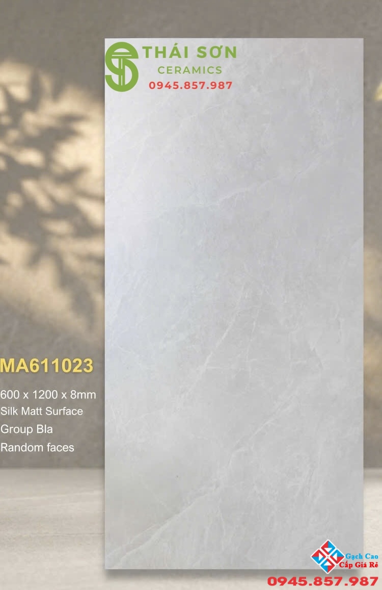 Gạch lát nền 60x120 apodio mờ mịn màu xám nhạt