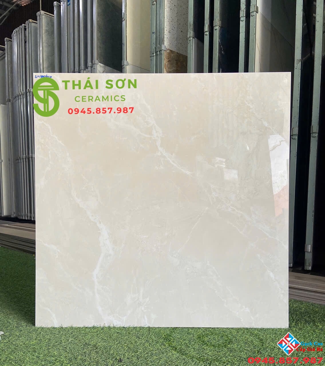 Gạch lát nền apodio 80x80 đồng chất siêu bóng màu vàng kem cao cấp