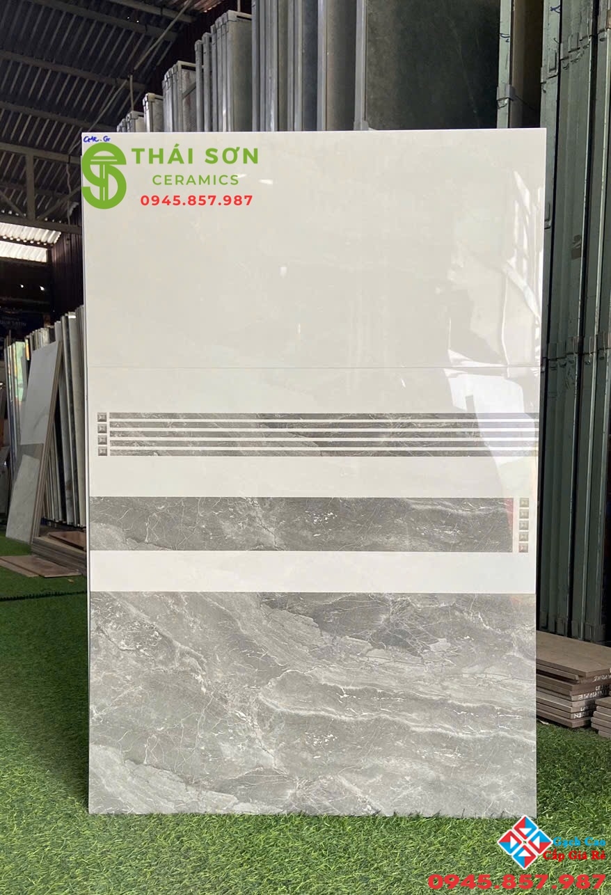Gạch ốp tường cmc 30x60 bóng kiếng vân đá xám đậm nhạt