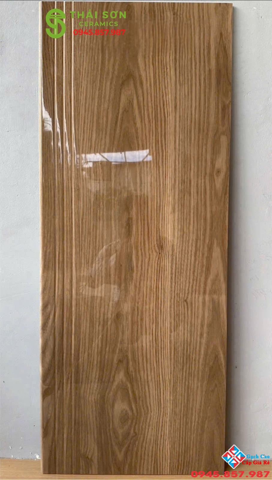 Gạch vân giả gỗ 47x120 trung quốc lát cầu thang đẹp