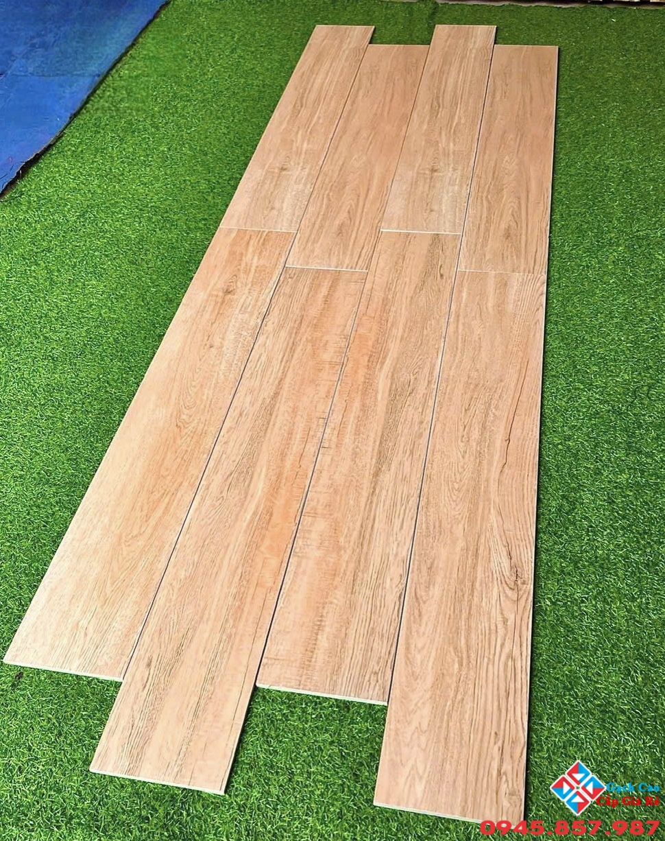 Gạch 20x1m2 vân giả gỗ lát nền trung quốc