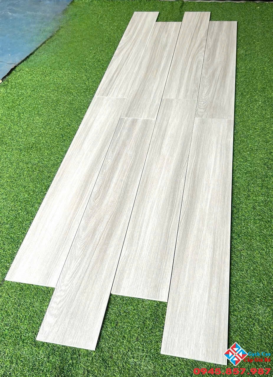 Gạch vân xám giả gỗ 20x120 trung quốc lát nền mới nhất