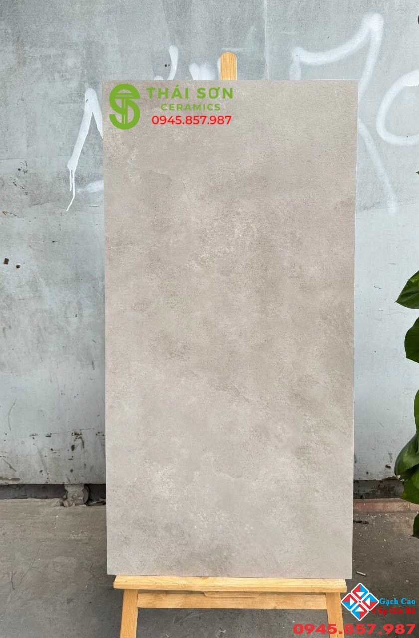 Gạch xám xi măng mờ 60x120 ốp lát cao cấp