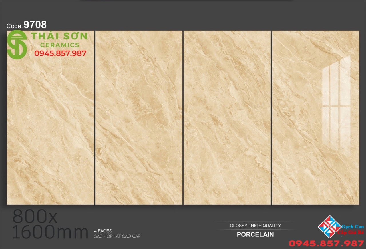 Gạch vân đá vàng tasa 80x160 lát nền bóng kiếng