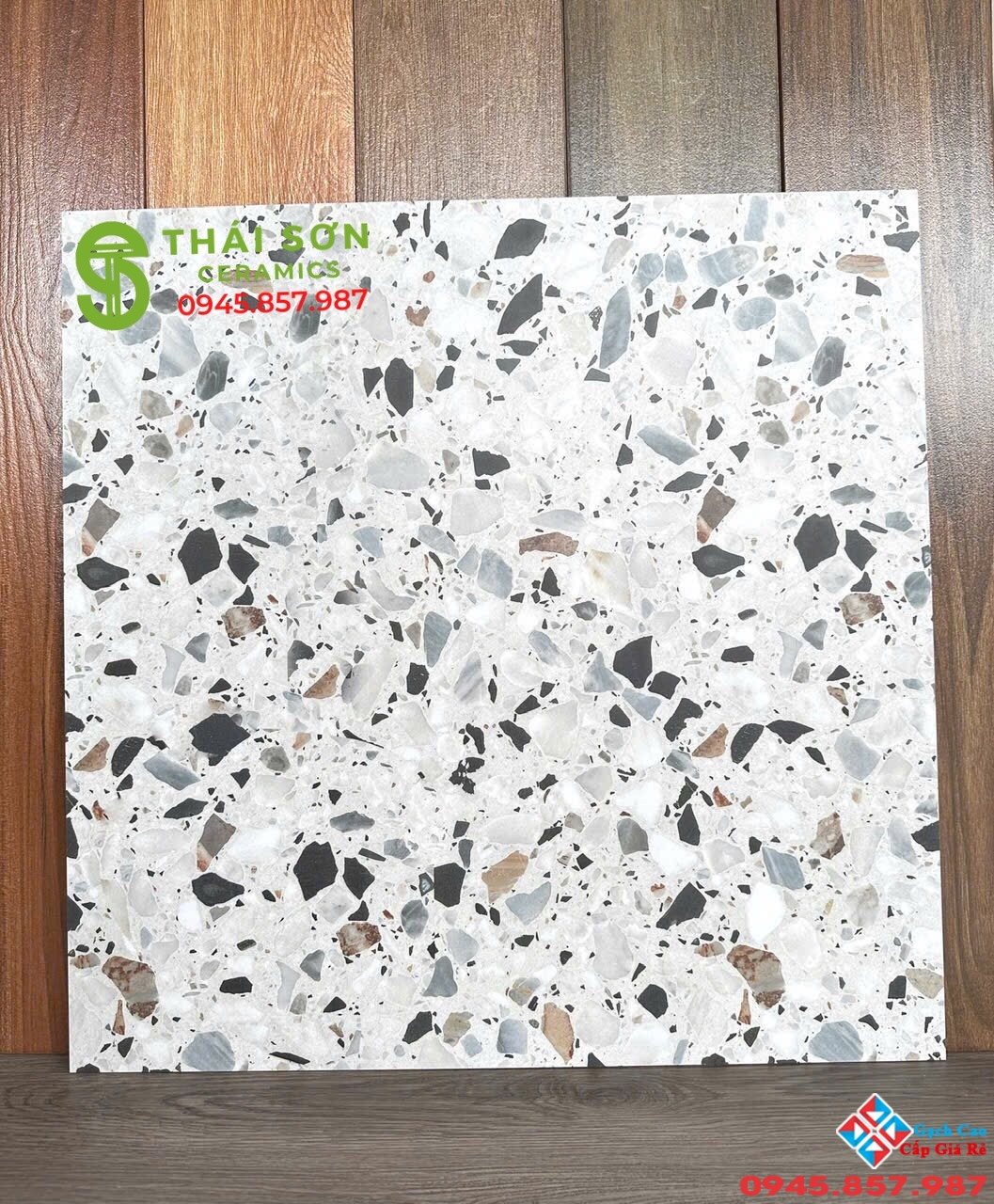 Gạch terrazzo lát nền 60x60 matt mờ cao cấp