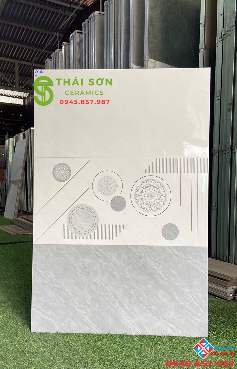 Gạch vitto men bóng 30x60 ốp tường vân xám bộ đậm nhạt