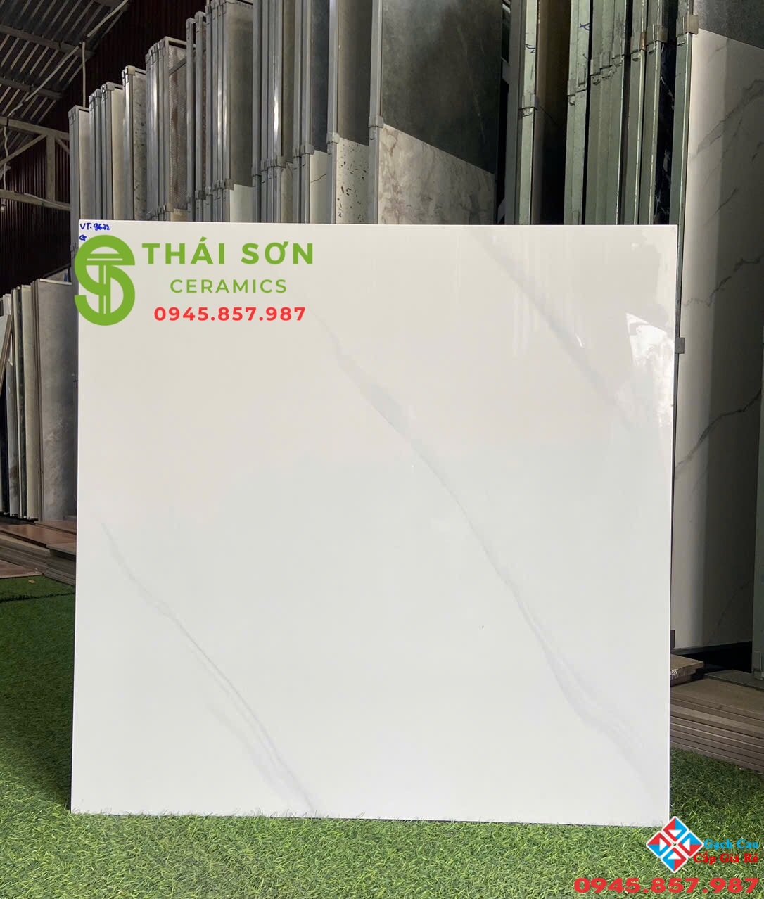 Gạch 80x80 vitto lát nền bóng kiếng màu trắng vân