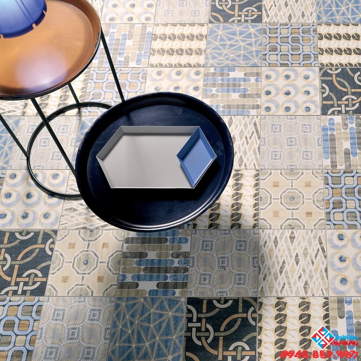 gạch điểm 30x30