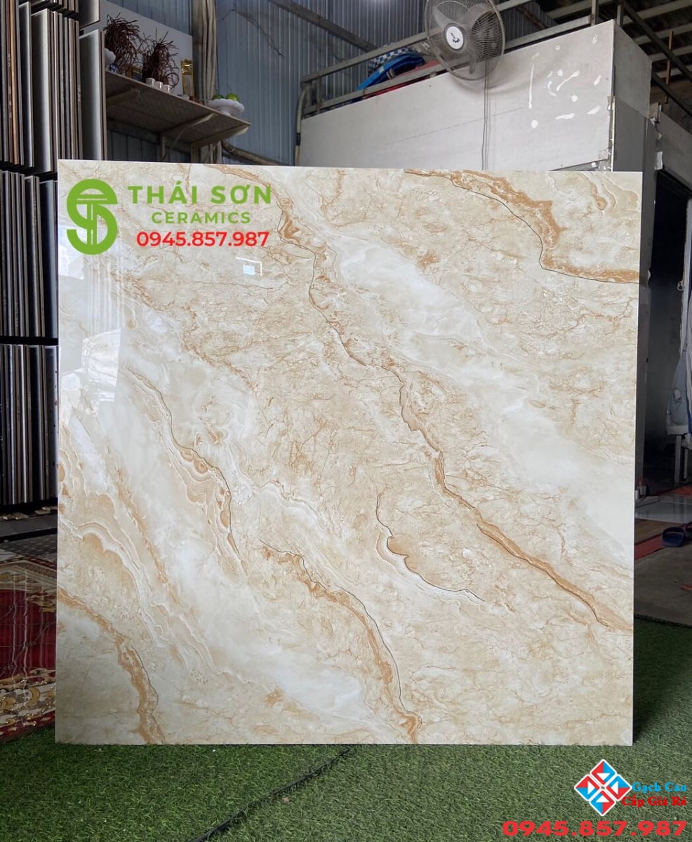 Gạch 100x100 lát nền khắc kim