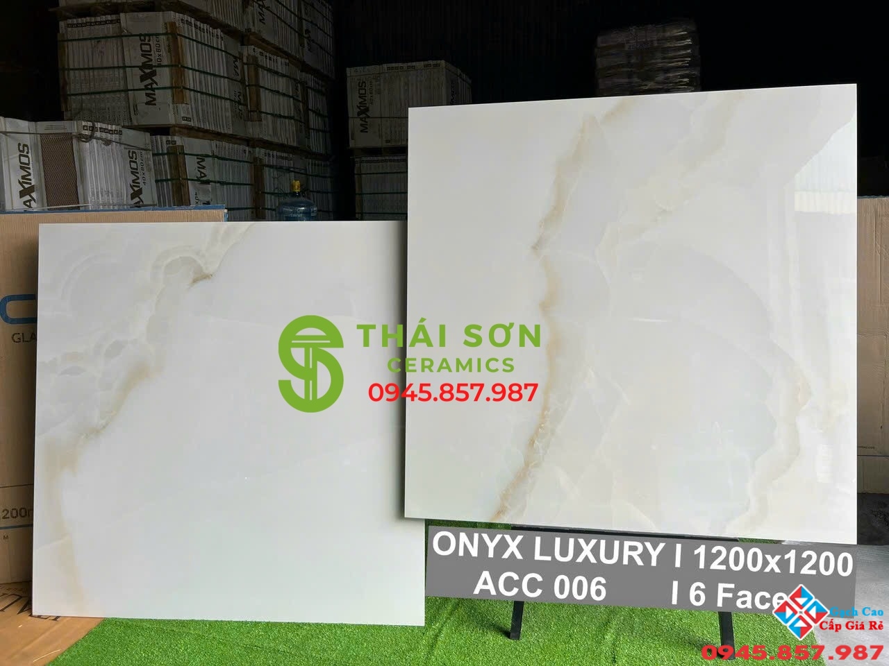 Gạch 120x120 bóng kiếng ấn độ vân trắng