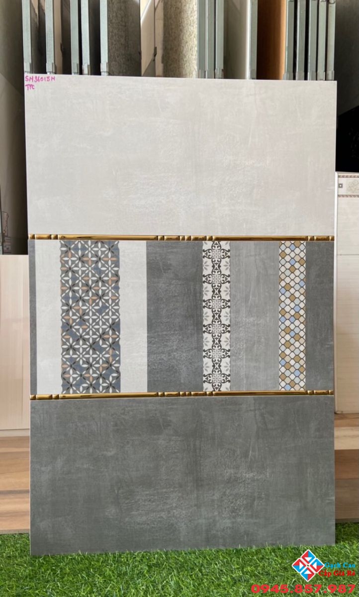gạch 30x60 ốp tường xám mờ