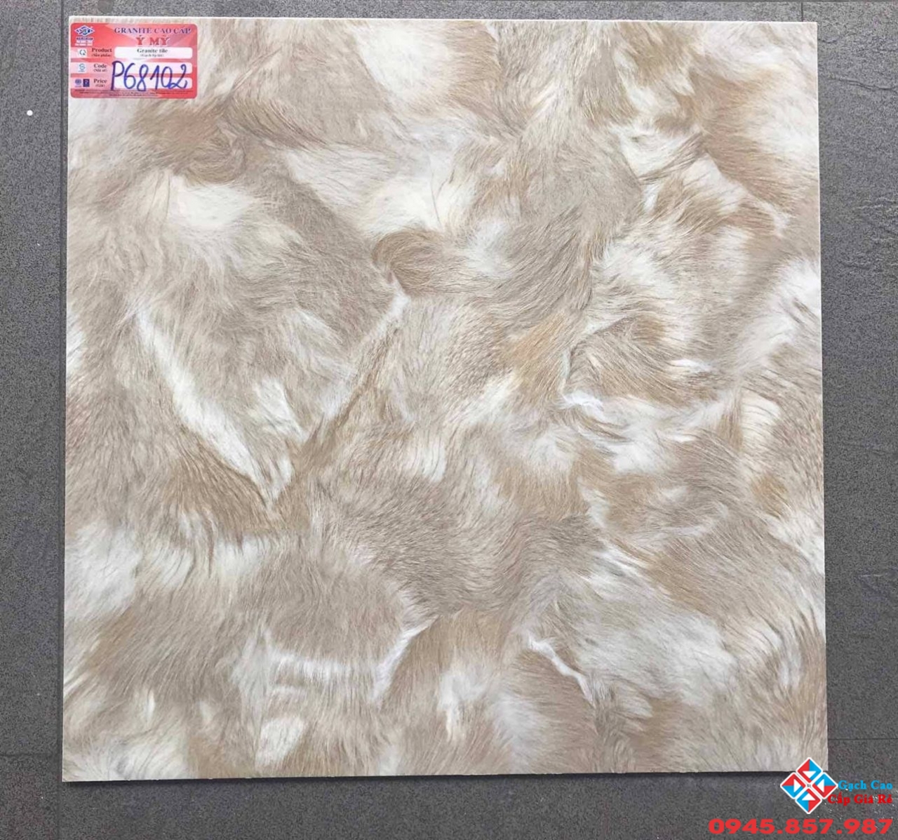 gạch 60x60 bóng kiếng lông thú