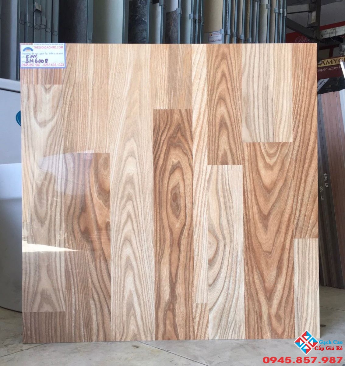 gạch 60x60 giả gỗ 2020