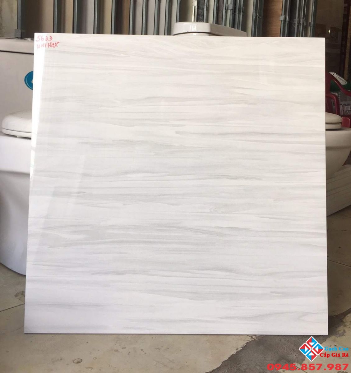 Gạch 60x60 lát nền vân gỗ xám
