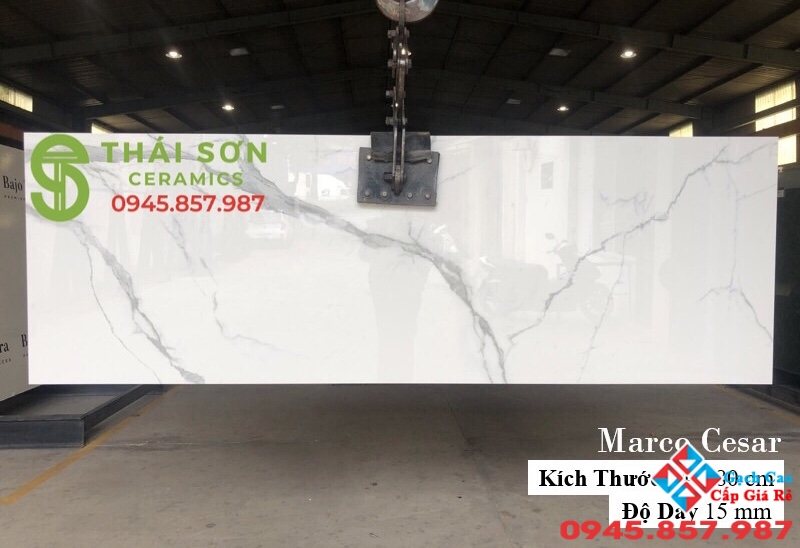 Gạch 80x240 trắng vân mây