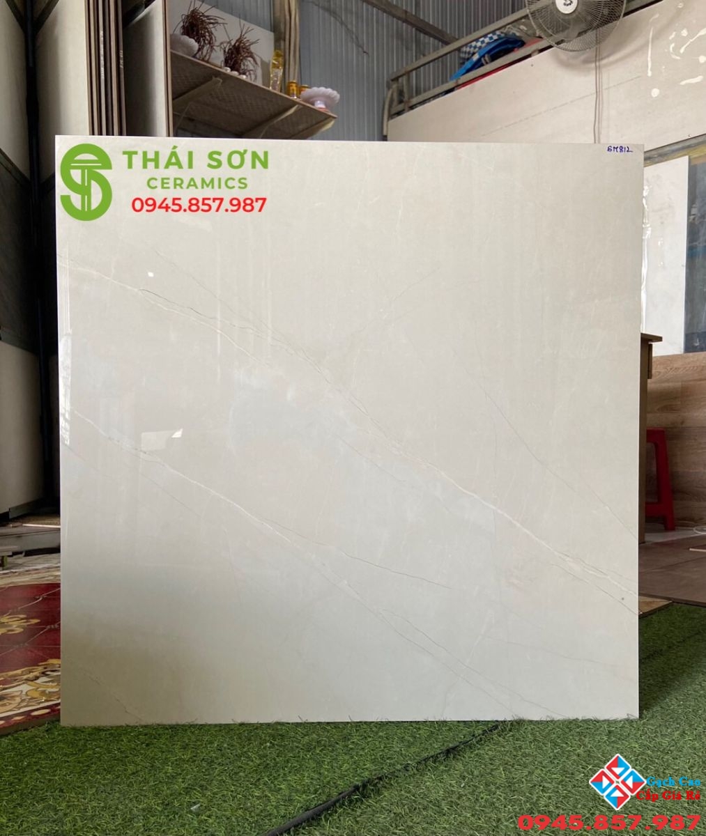 Gạch 80x80 ấn độ bóng kiếng vân vàng nhẹ