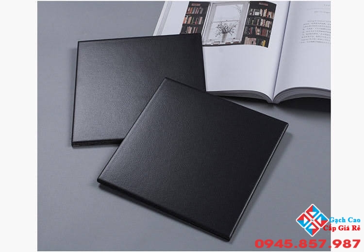 Gach bông 20x20 đen