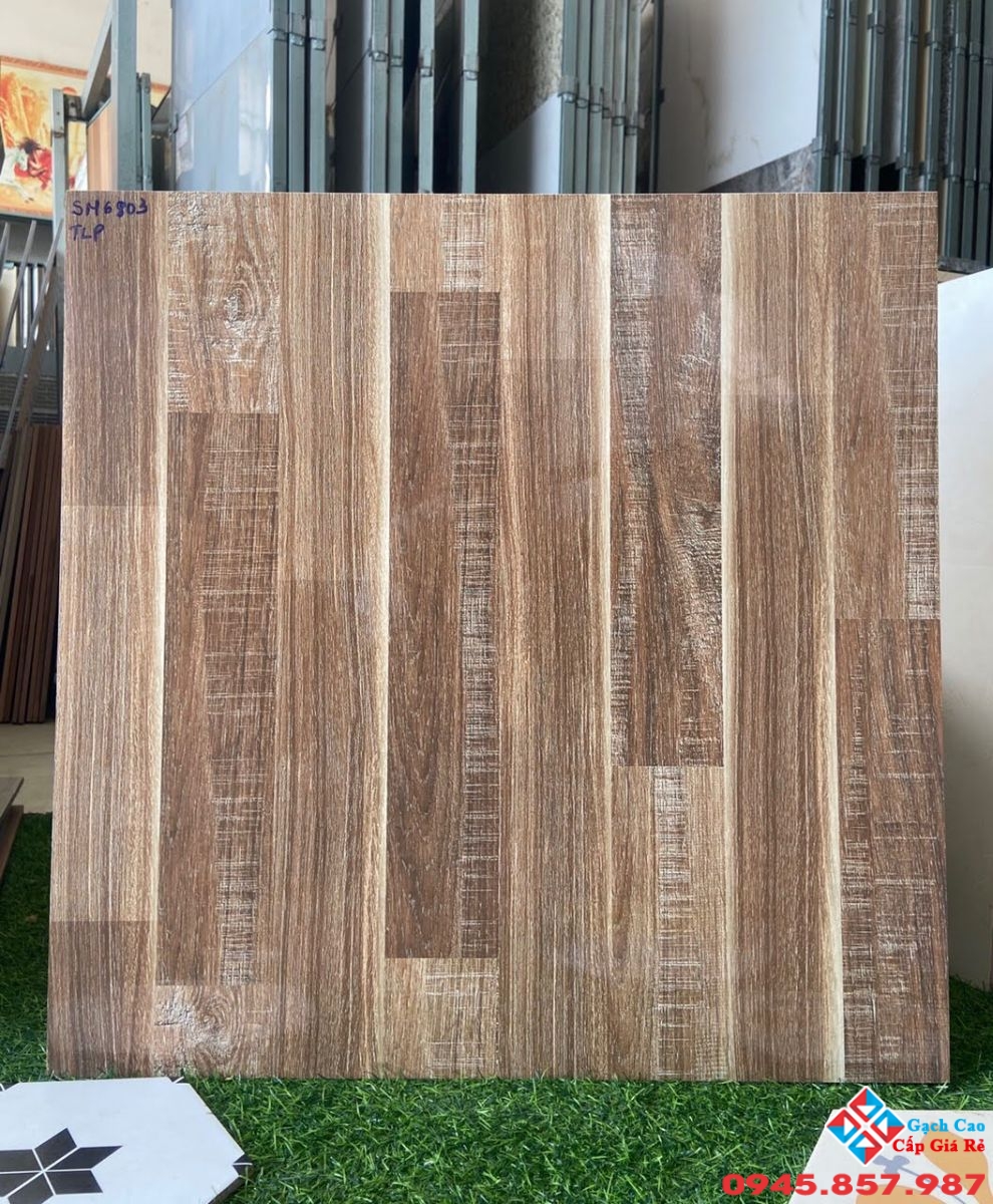 gạch bóng kiếng 60x60 giả gỗ