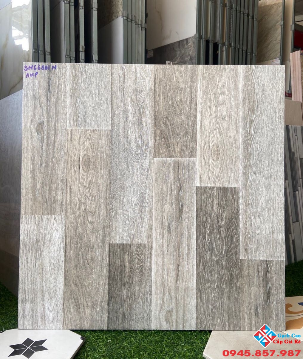 gạch bóng kiêng 60x60 vân giả gỗ