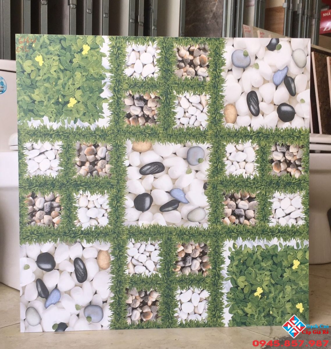 Gạch cỏ lát sân đẹp