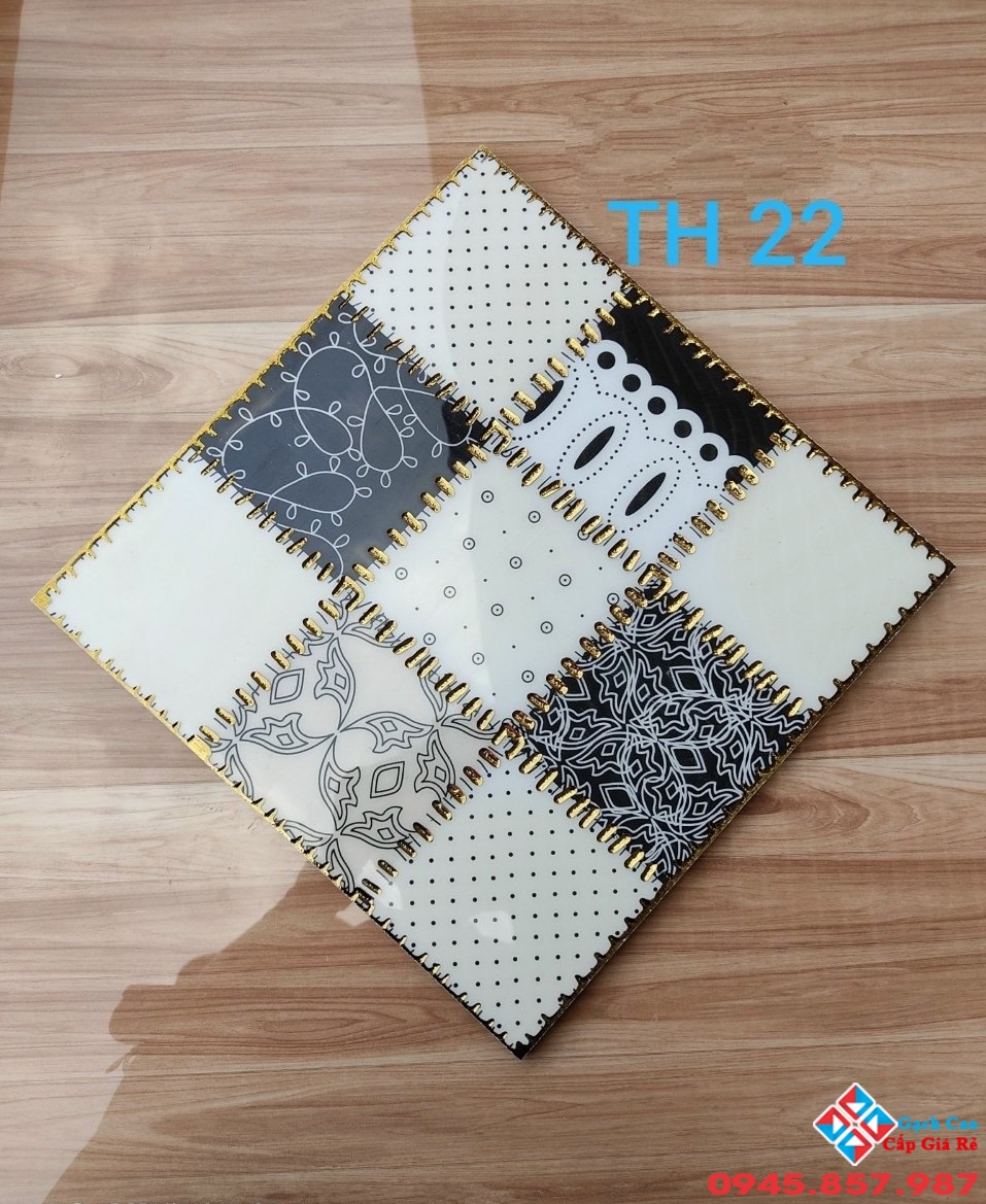 gạch điểm 30x30 trung quốc nhũ