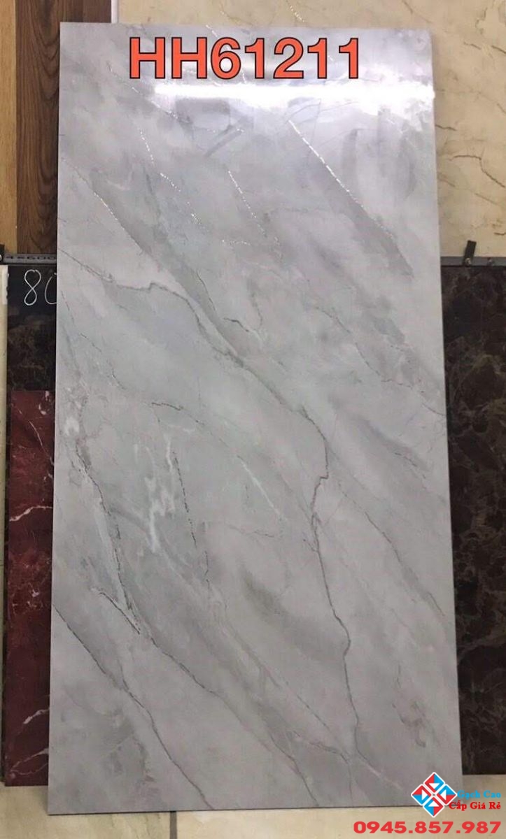 Gạch nhập khẩu khắc nhũ bạc