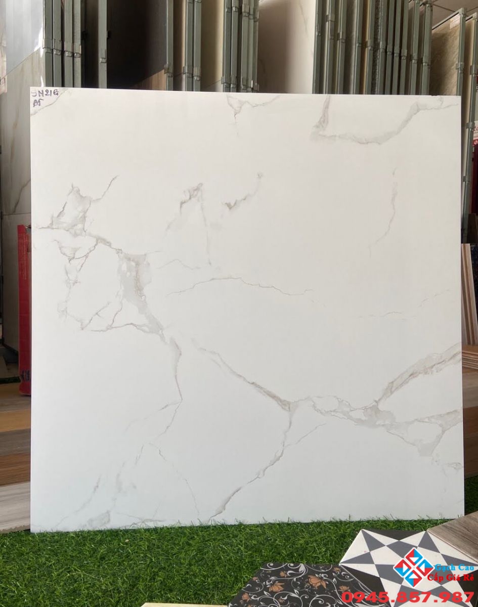 gạch nhập khẩu 80x80 trắng mây