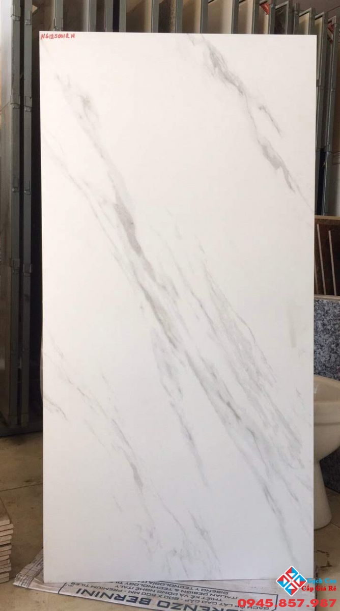 Gạch trắng mờ 60x120 ý mỹ