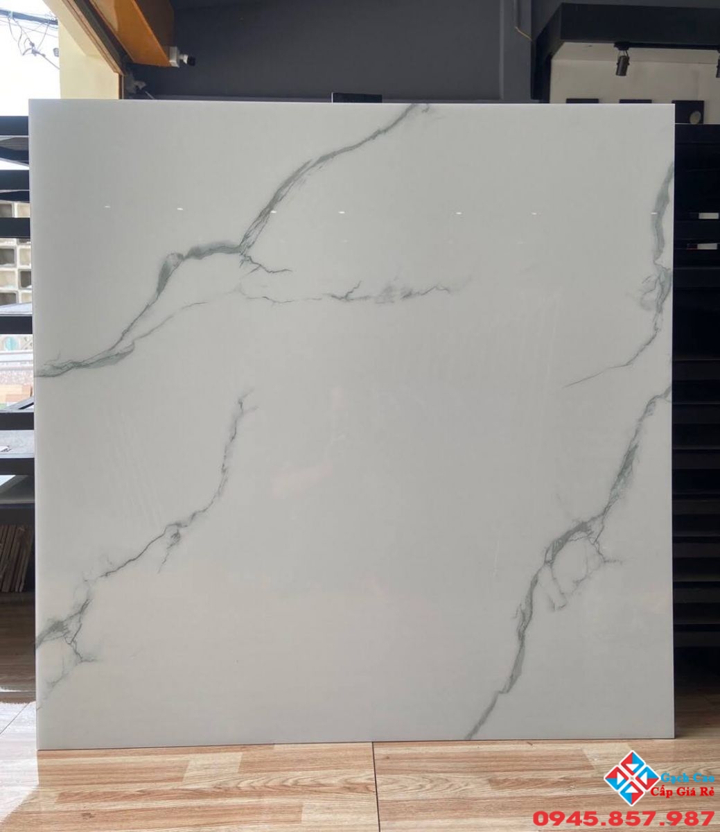 gạch trung quốc 100x100 vi tinh trắng mây