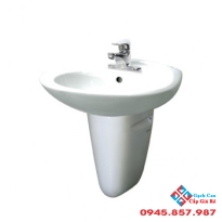 Lavabo Treo Tường Inax L-284V/L-284VC Kèm Chân Ngắn
