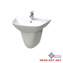 Lavabo Treo Tường Inax L-297V/L-297VC Kèm Chân Ngắn