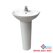 Chậu Lavabo Inax L-288V/L-288VD Treo Tường Kèm Chân Dài