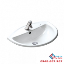 Chậu Rửa Lavabo Inax L-2396V Âm Bàn Dương Vành