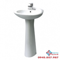 Lavabo Treo Tường Inax L-284V/L-284VD Kèm Chân Dài