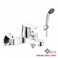 Vòi Sen Nóng Lạnh Inax BFV-1203S-4C Tay Sen Mạ