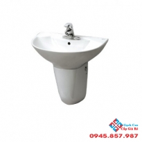 Lavabo Treo Tường Inax L-285V/L-288VC Kèm Chân Ngắn