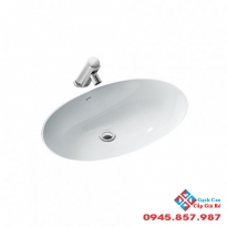 Chậu Rửa Lavabo Inax L-2216V Âm Bàn Oval