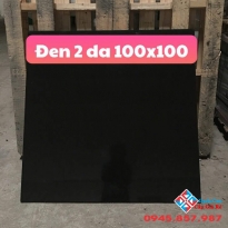 GẠCH BÓNG KIẾNG 1MX1M ĐEN TRƠN 2 DA