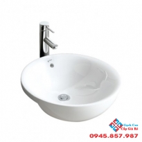Chậu Rửa Mặt Lavabo Inax L-333V Bán Âm Tròn