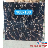 GẠCH BÓNG KIẾNG 1MX1M ĐEN VÂN