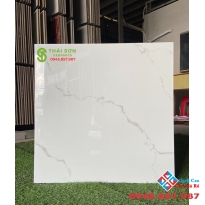 Gạch bóng kiếng lót sảnh nhà phố 60x60 sang chảnh