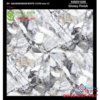 Gạch siêu bóng 100x100 vân đá onyx sang trọng lát nền ấn độ tại tphcm